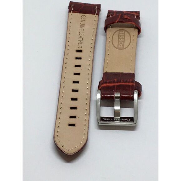 Fossil Genuine Leather Watch Band Bracelet Band BQ9364 A22 - Picture 4 of 10
